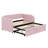 Velvet Upholstered Daybed With Pop Up Trundle-379249403