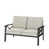 Coussin beige / structure kaki est en rupture de stock