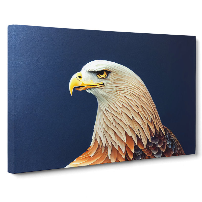 Eagle Bird Watercolour Vol.2 - Wrapped Canvas, 35cm H x 50cm W x 3cm D