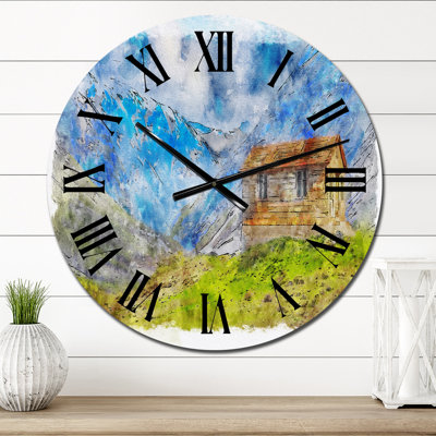 Horloge murale surdimensionnée