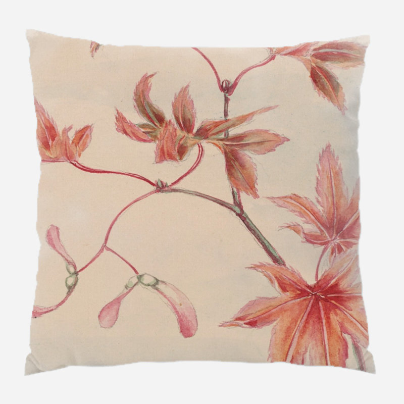 Reversible Throw Pillow, Indoor, Microsuede