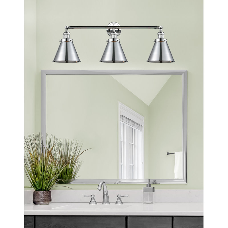 Rouvin 3 - Light Dimmable Vanity Light, Polished Chrome