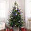Arbre de Noël artificiel pin pré-éclairé Real Touch Elite Glenmora - DEL bicolore-109395159