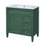 Meuble-lavabo autoportant de 30 po avec lavabo en céramique-288912526-288912525