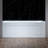 60" X 30" Alcove Acrylic Rectangular Whirlpool Heated Jetted Tub In White With Drain and Overflow-101364529-101364528