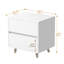 Table de chevet en polyfurniture MDF (2 tiroirs)-101635643