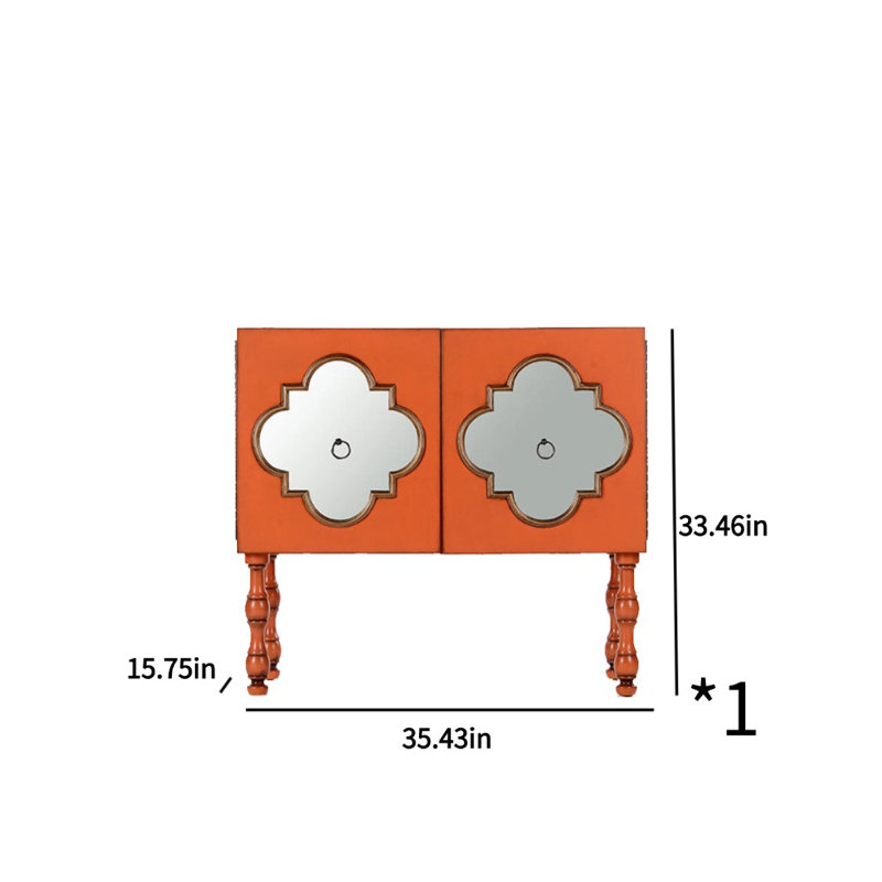 Armoire d'appoint Neoclassic Country, Orange
