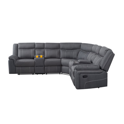 109.4'' Manual Reclining Sectional Sofa