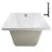 66'' x 34'' Acrylic Soaking Drop-In Bathtub, Drain Included-97545274