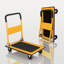 Chariot à plateforme pliable, chariot pliable avec roues pivotantes pour l'entrepôt domestique, capacité de 440 lb-117281232