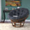 Fauteuil Papasan capitonné de 42 po de largeur Zowie