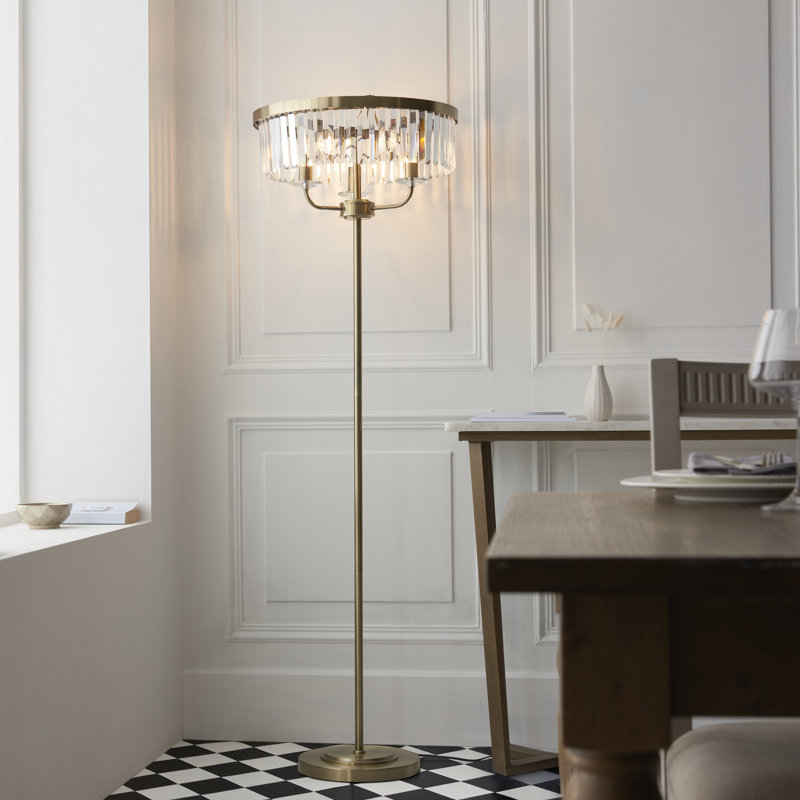 Axten 3lt Floor light, Gold, Antique Brass