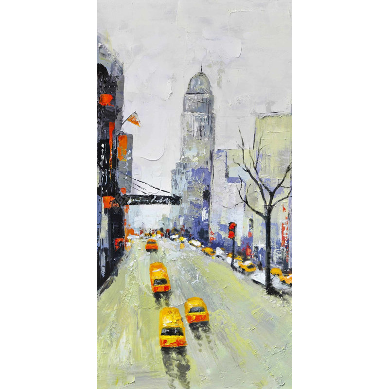 Contemporary Canvas, 48" H x 24" W