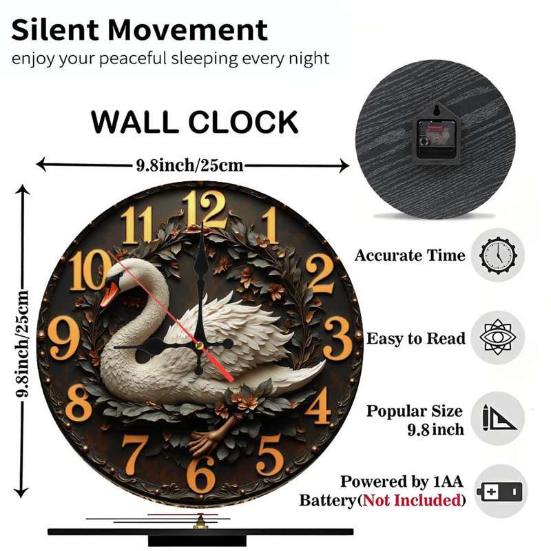 Horloge murale girafe