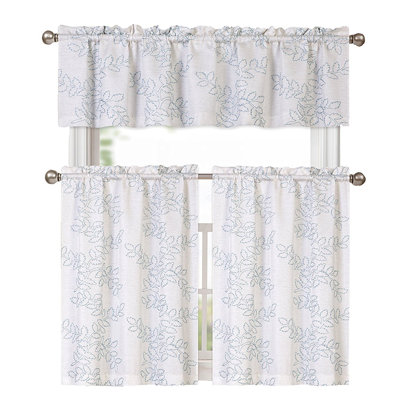 Esmond Floral Tailored Kitchen Curtain