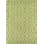 Tapis intérieur / extérieur vert à motif géométrique Gul-509765987