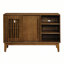 Buffet 47,3 "avec rangement, buffet à 2 portes et pieds en bois massif Farmhouse-121781223