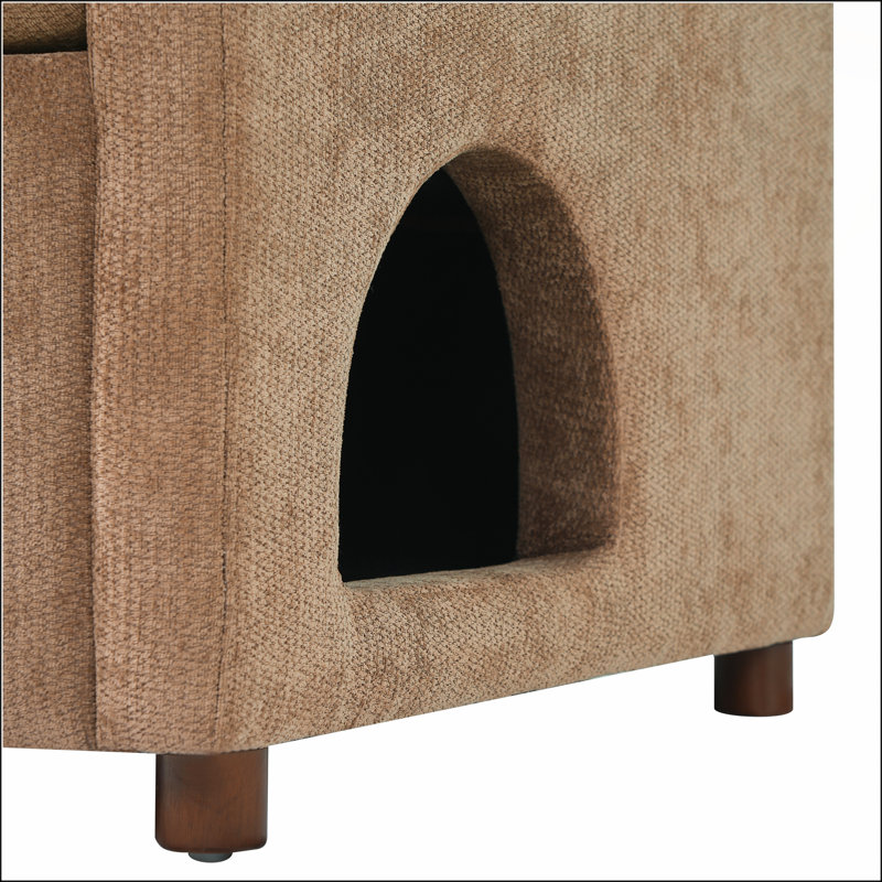 Upholstered Accent Chair, Coffee