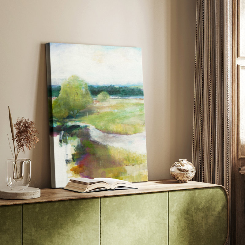 Crossing the Stream - galerie sur mesure Cavas, H 48 po x l 32 po