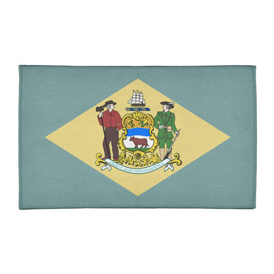 Tapis vert/jaune delaware flag