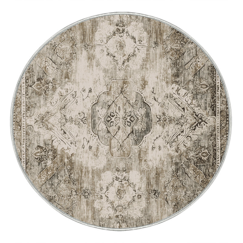 Historic Bloom Rug, Round 6'