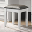 Tabouret d'appoint en bois massif et manufacturé