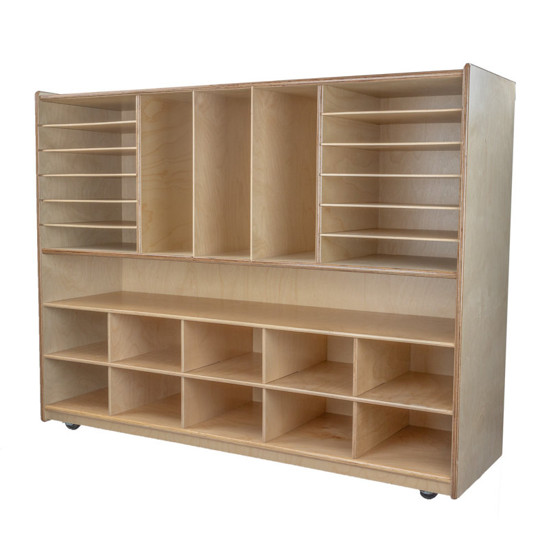 Rangement multiple avec 10 plateaux assortis, Translucide, Oui