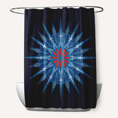 Hancock Geometric Shower Curtain