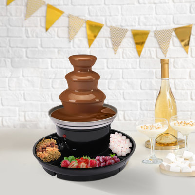 3-Tier Electric Chocolate Fondue Fountain