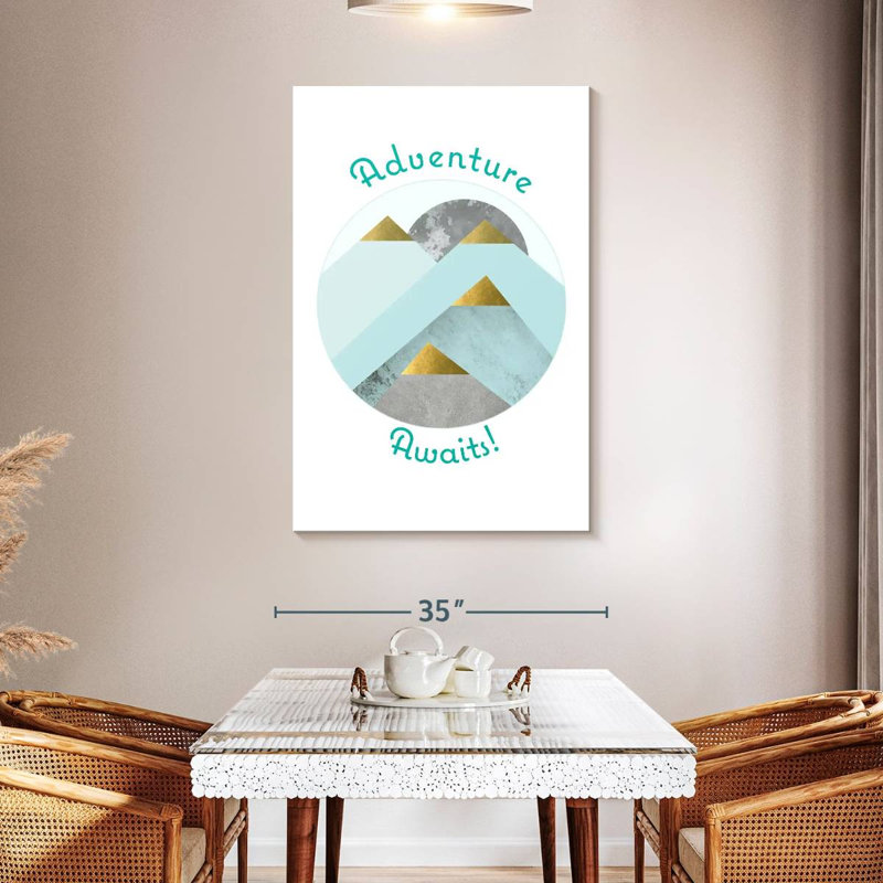 Ashelle Adventure Awaits, 48" H x 32" W