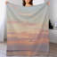 Plaid en flanelle de luxe Sunset Clouds, doux et chaud, idéal pour le salon, le canapé, le lit et la décoration intérieure.-134400059