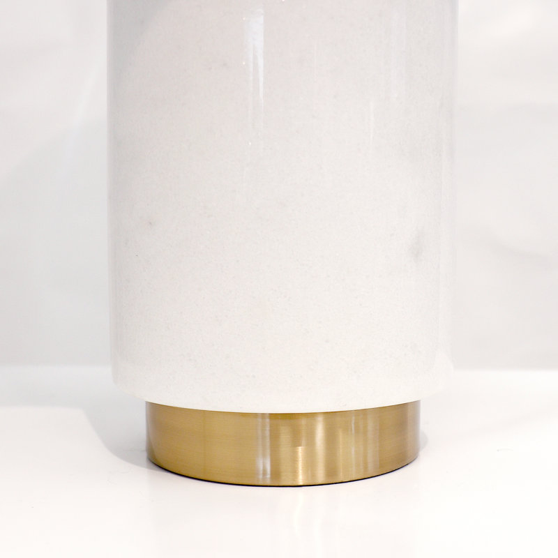 Leon Marble & Gold Accented Table Lamp