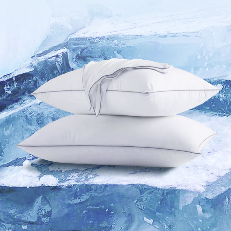 Timothe Down Alternative Plush Cooling Pillow, King