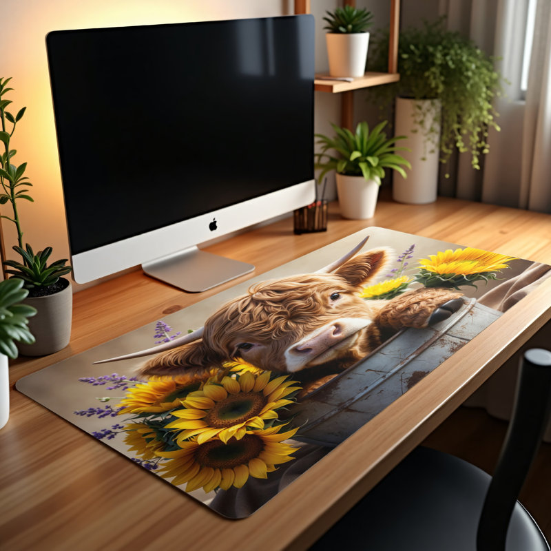 Polyester Desk Pad, 31.5x15.5