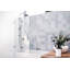 34" W. x 58.25" H in. Frameless Glass Hinged Bathtub Door-971818983