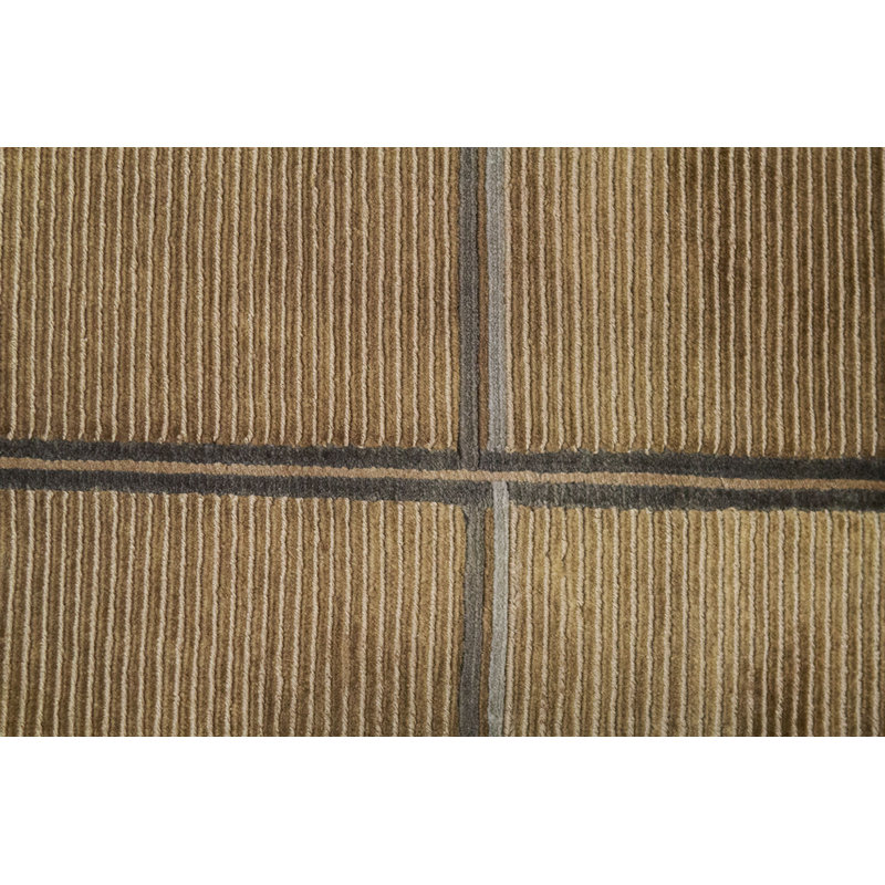 Tapis chameau noué à la main de haute qualité