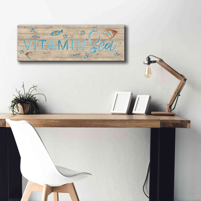 «Vitamin Sea» par Yass Naffas Designs, H 12 po x l 36 po