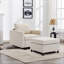Canapé modulaire à siège simple avec 1 repose-pieds-413876746
