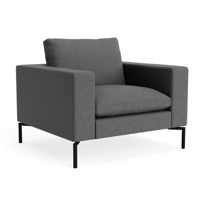 MTO - La nouvelle chaise longue standard avec pieds noirs