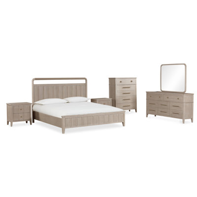 Honey Solid Wood Bed