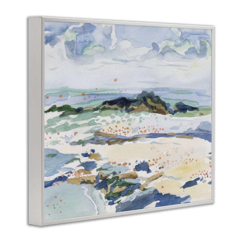 «Shoreline Dreams Abstraction Giclee Art», conception de Melissa Wang, H 11 po x l 14 po