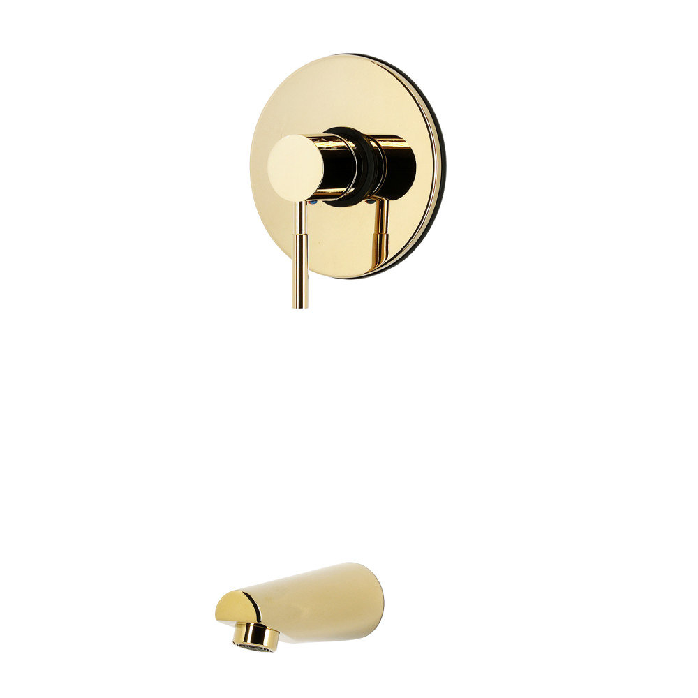 Kingston Brass Concord Single-Handle Pressure Balanced Tub Faucet, Trim Only, Polished Brass