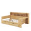 Lit de jour double avec tablettes, tiroirs et bureau-1626594756