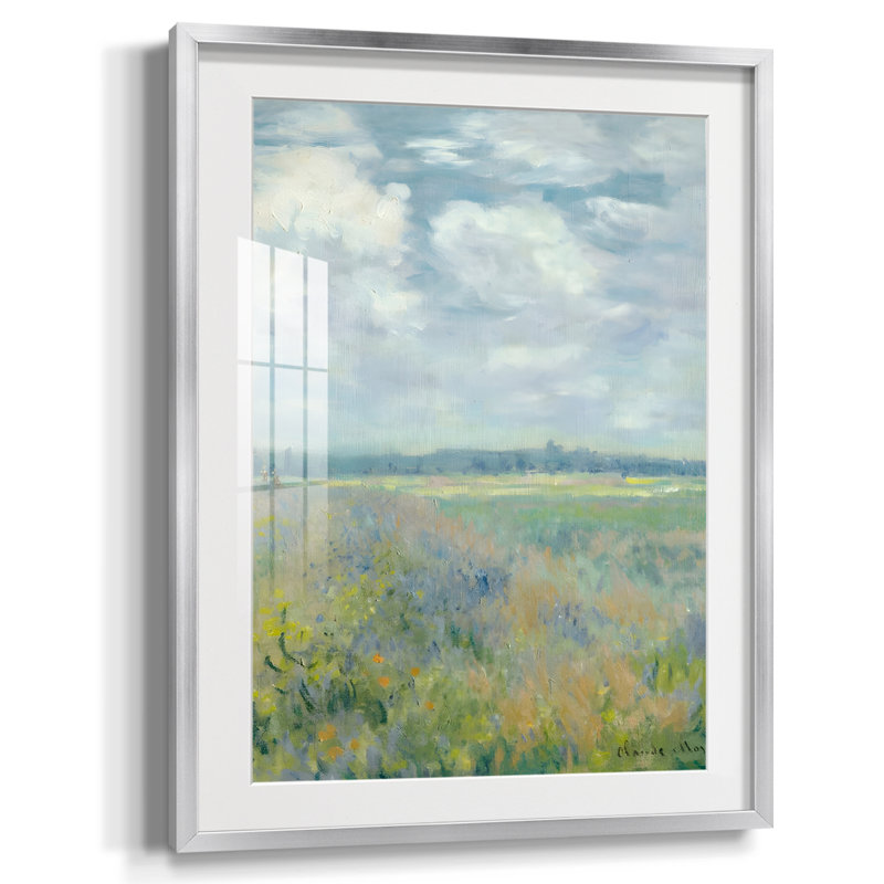 Paysage rétro Lxxxiv - impression encadrée