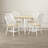 Cecelia 4 - Person Solid Wood Top Four Leg Dining Set-15047057