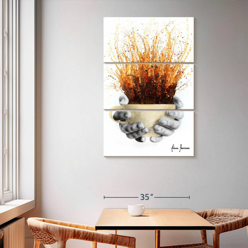 Yarlin Coffee Coffee Coffee, 65" H x 42" W