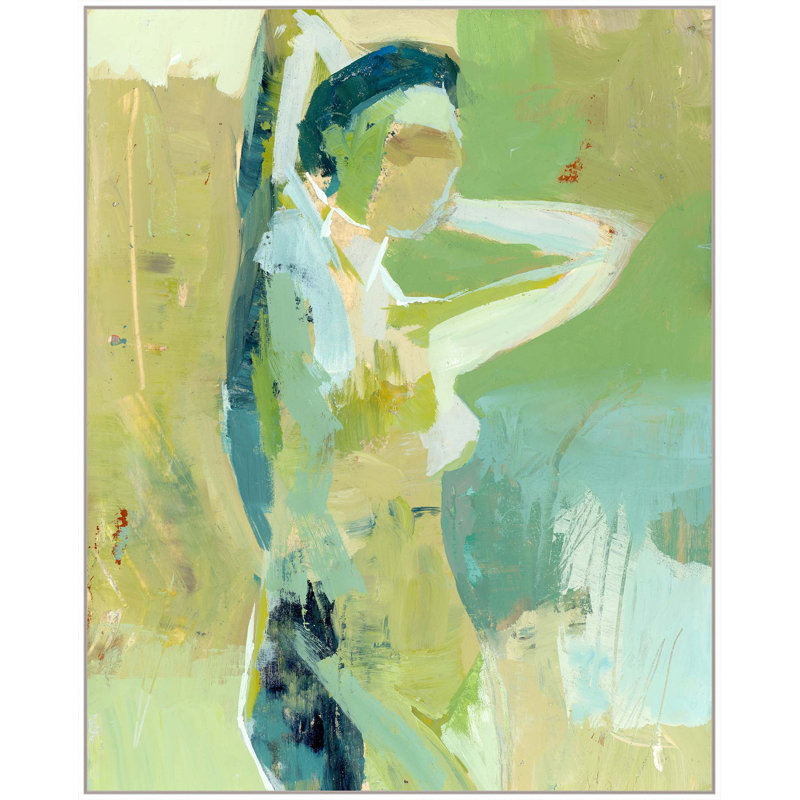 Backed By Green Print by Donna Weathers, Wrapped Canvas, 30" H x 24" W