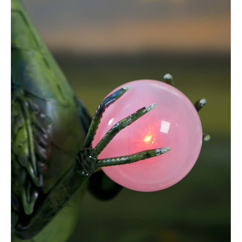 Dragon Garden Statue with Solar Pearl
