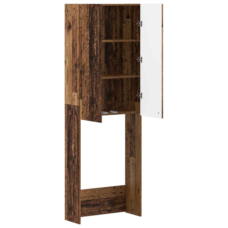 Over the Toilet Storage, Old Wood