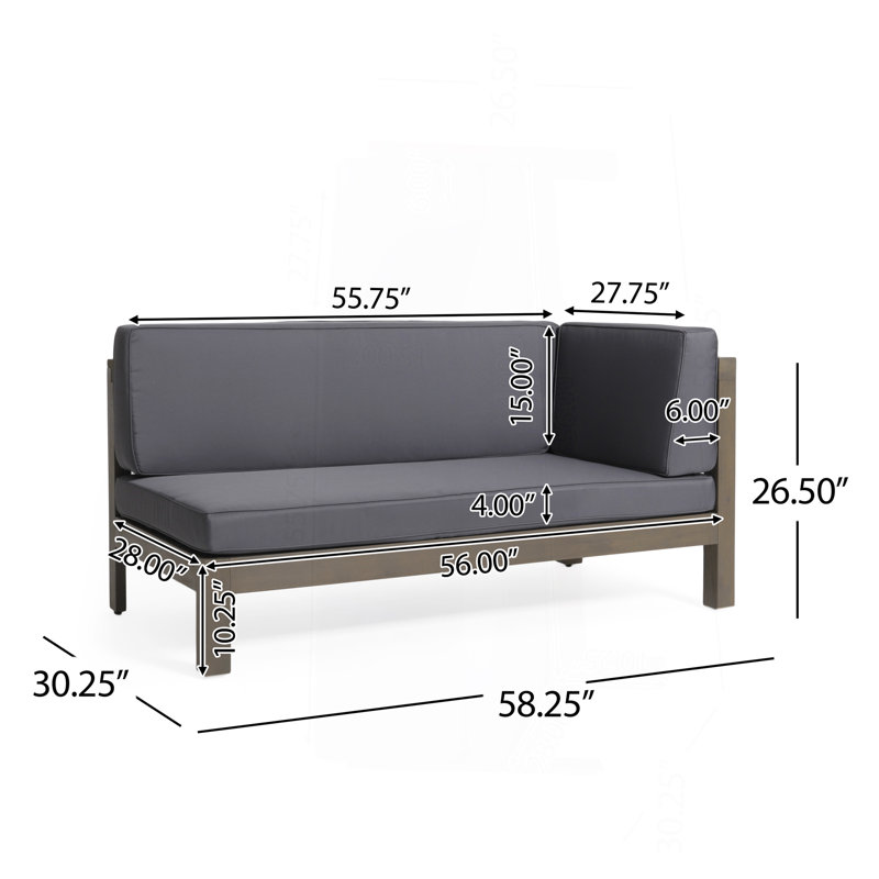 X-Back Left -Right Corner Bench Set